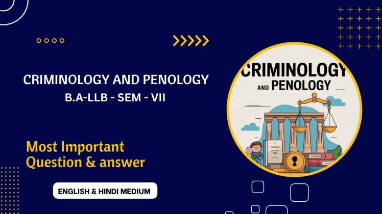 Criminology and Penology